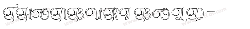 THONBURI BOLD字体转换
